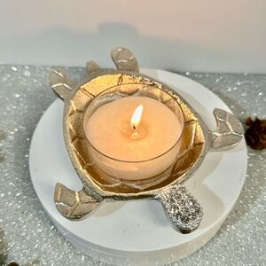 CRYSTAL HEAD TURTLE TEALIGHT HOLDER. SCENT UNLEASHED LLC